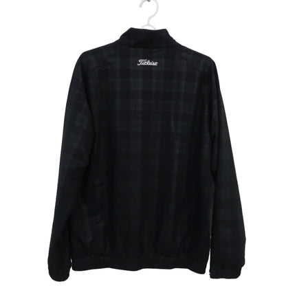 Titleist(タイトリスト) フルジップブルゾン&パンツ セットアップ 黒チェック メンズ M A