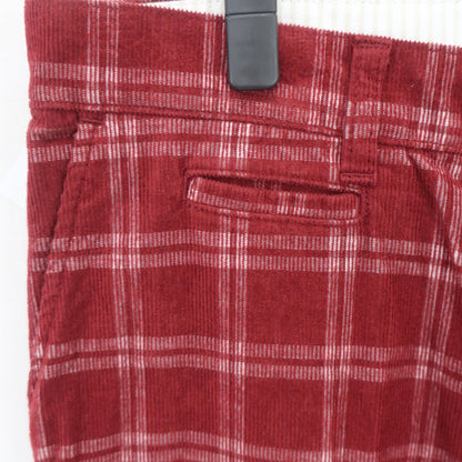 ZOY1 パンツ 赤系チェック メンズ 85 A