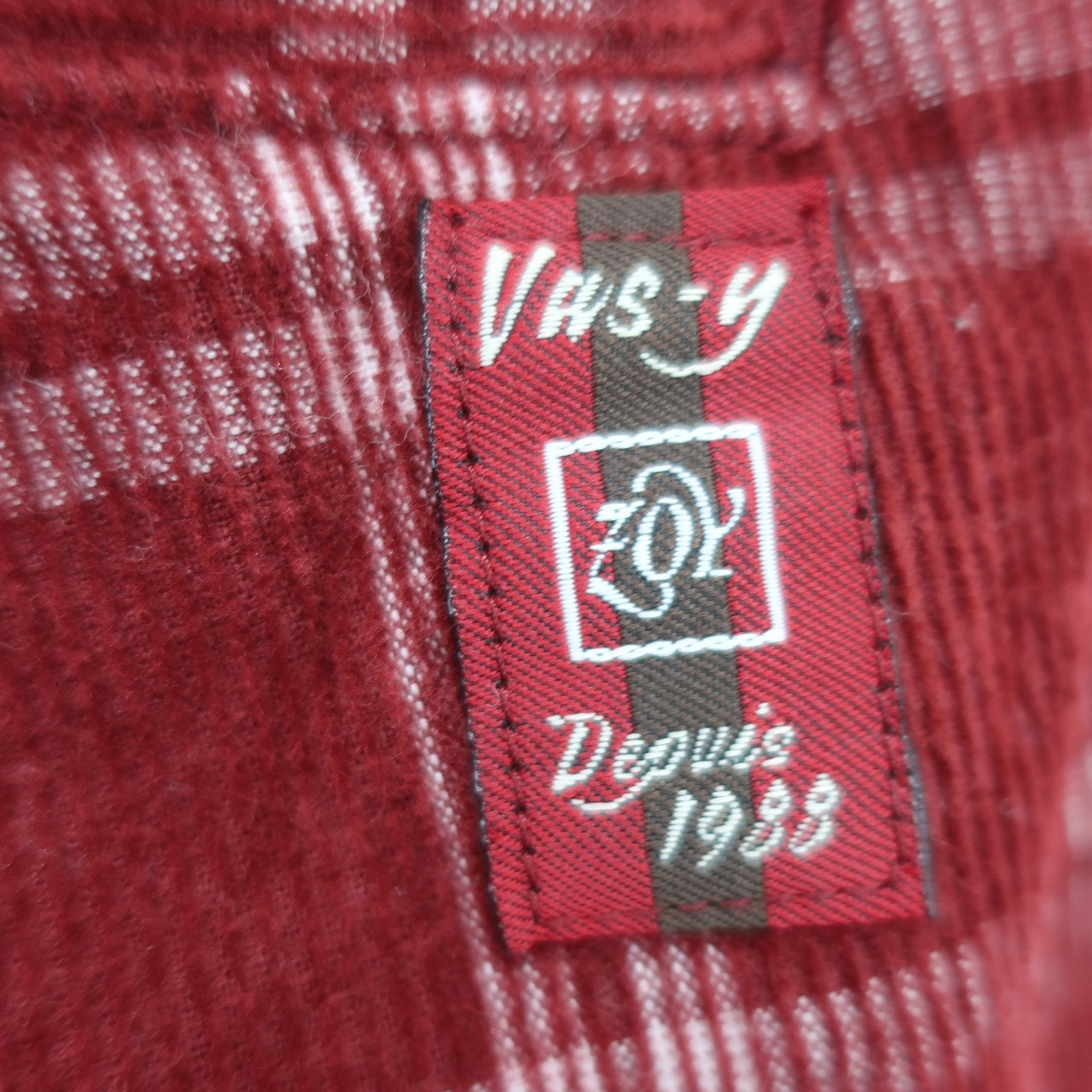 ZOY1 パンツ 赤系チェック メンズ 85 A