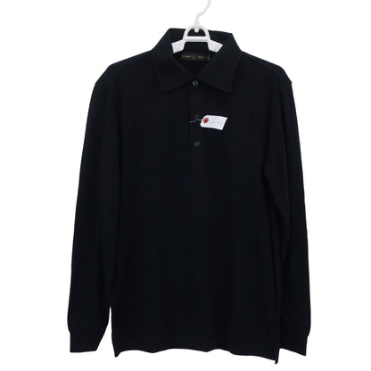 EDWIN GOLF(エドウィンゴルフ) 長袖ポロシャツ 黒 メンズ L A