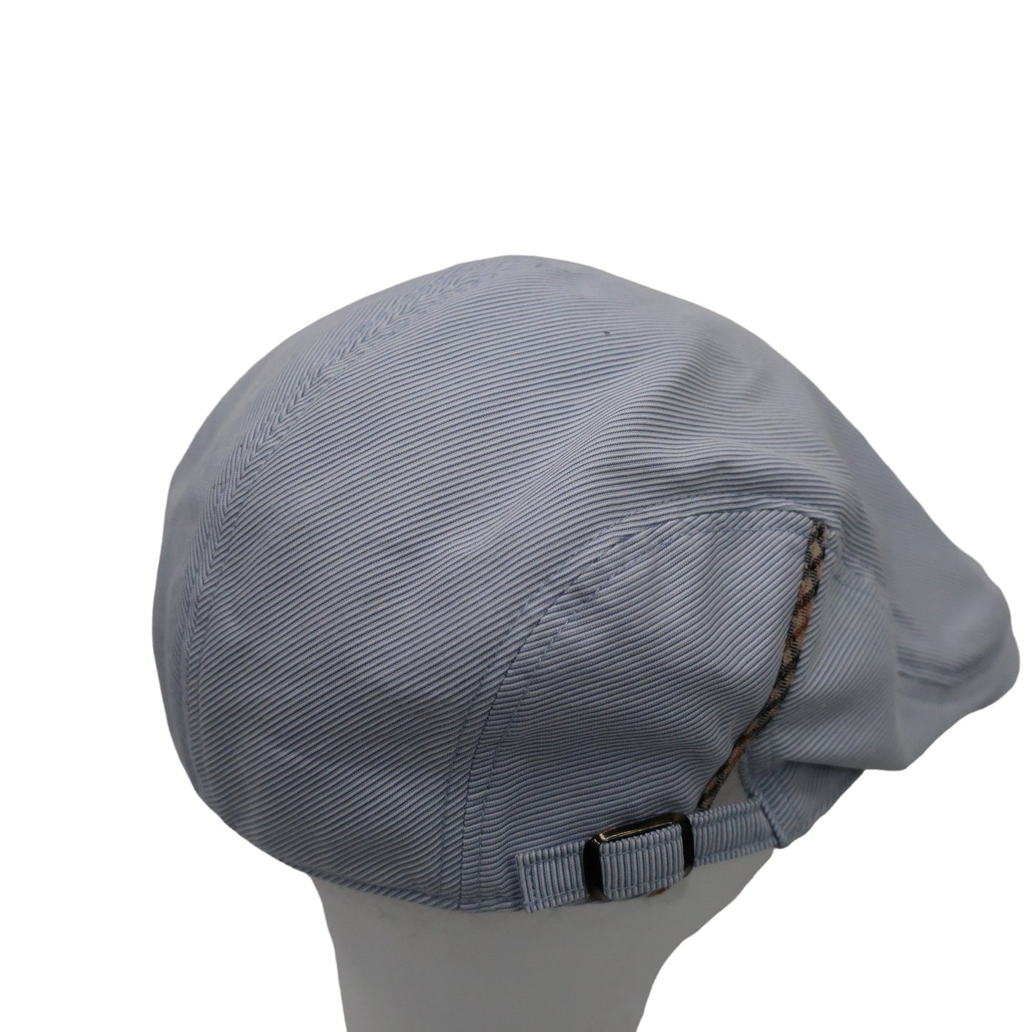 DAKS GOLF(ダックスゴルフ) ハンチング帽 白青系ストライプ メンズ フリーサイズ A