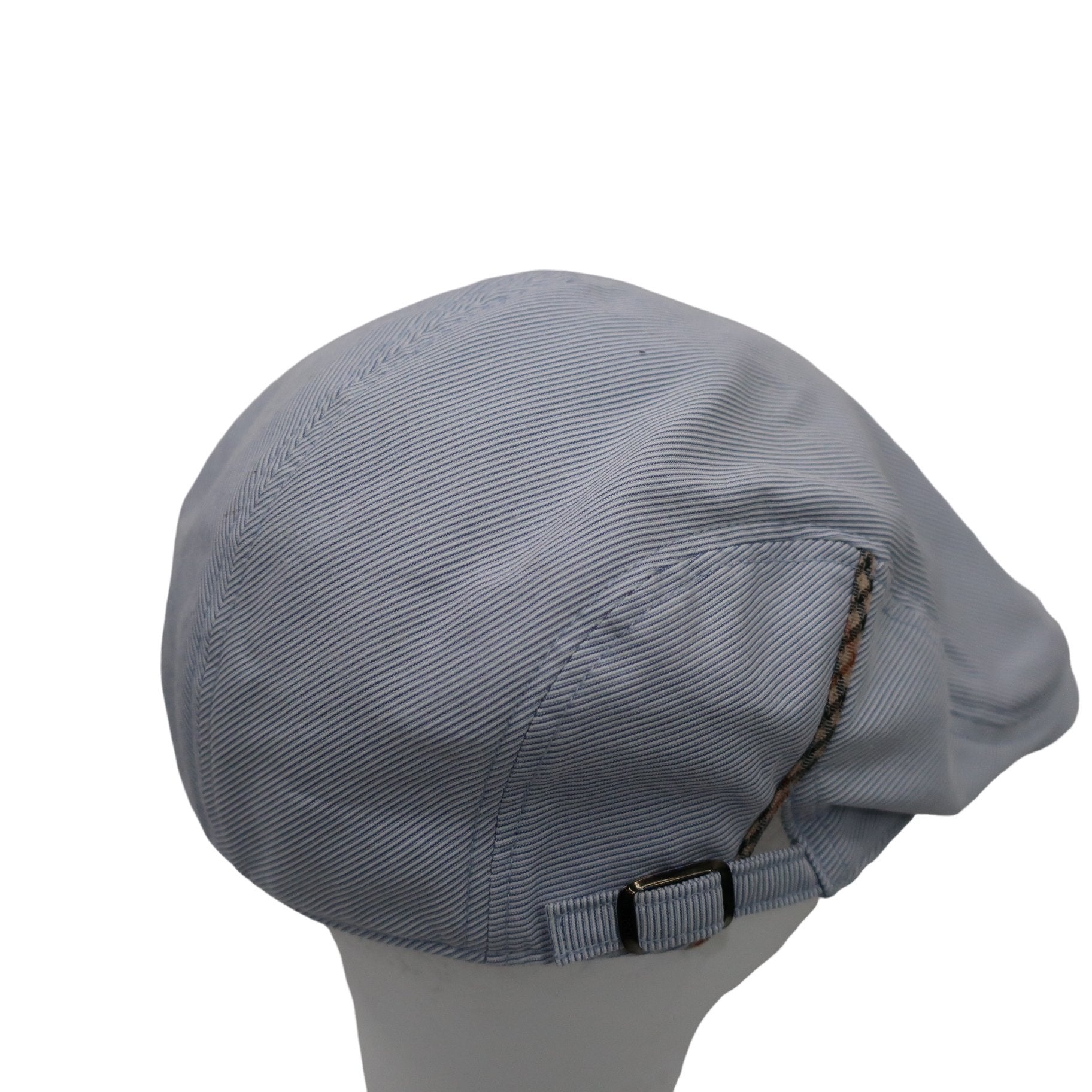 DAKS GOLF(ダックスゴルフ) ハンチング帽 白青系ストライプ メンズ フリーサイズ A