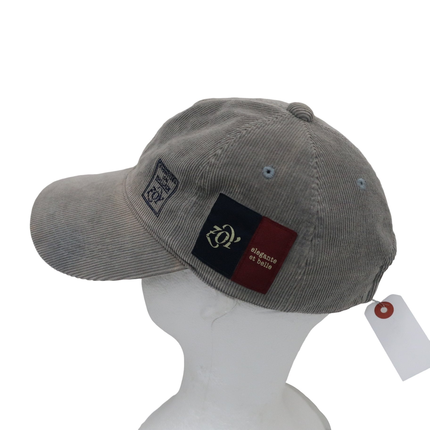ZOY(ゾーイ) コーデュロイキャップ グレー メンズ フリーサイズ A