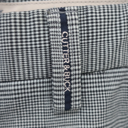 CUTTER&BUCK1 パンツ 白黒チェック メンズ 88 A