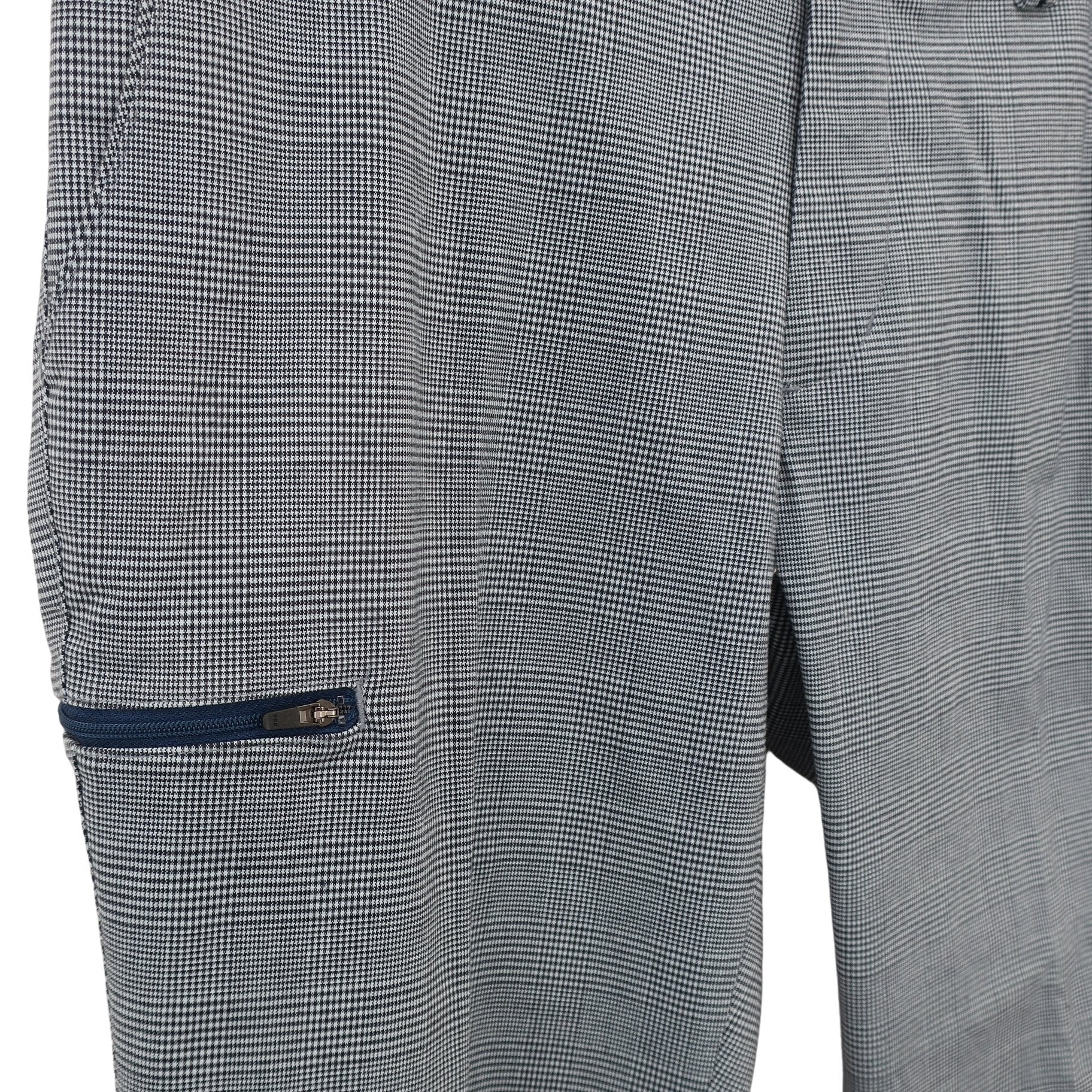 CUTTER&BUCK1 パンツ 白黒チェック メンズ 88 A