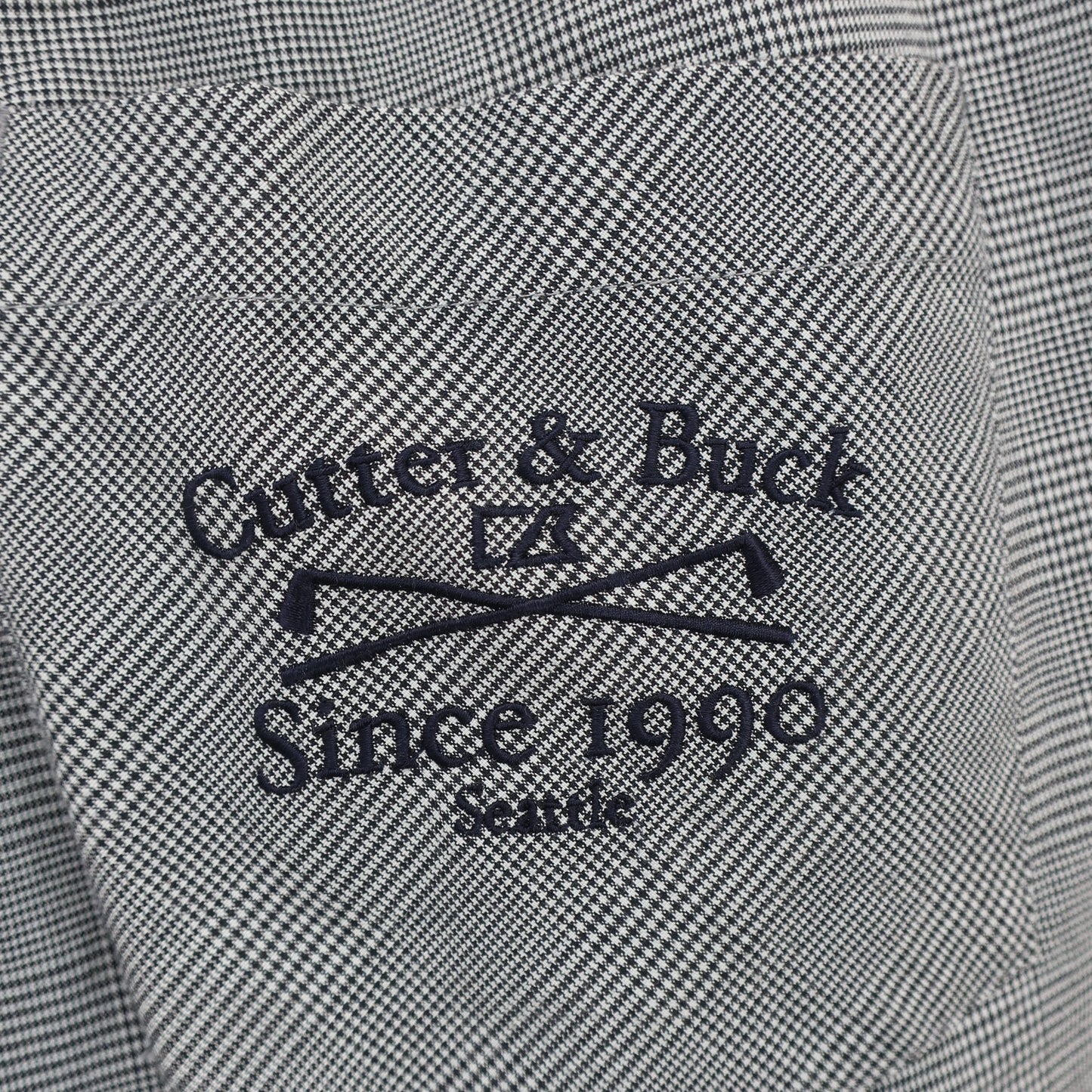 CUTTER&BUCK1 パンツ 白黒チェック メンズ 88 A