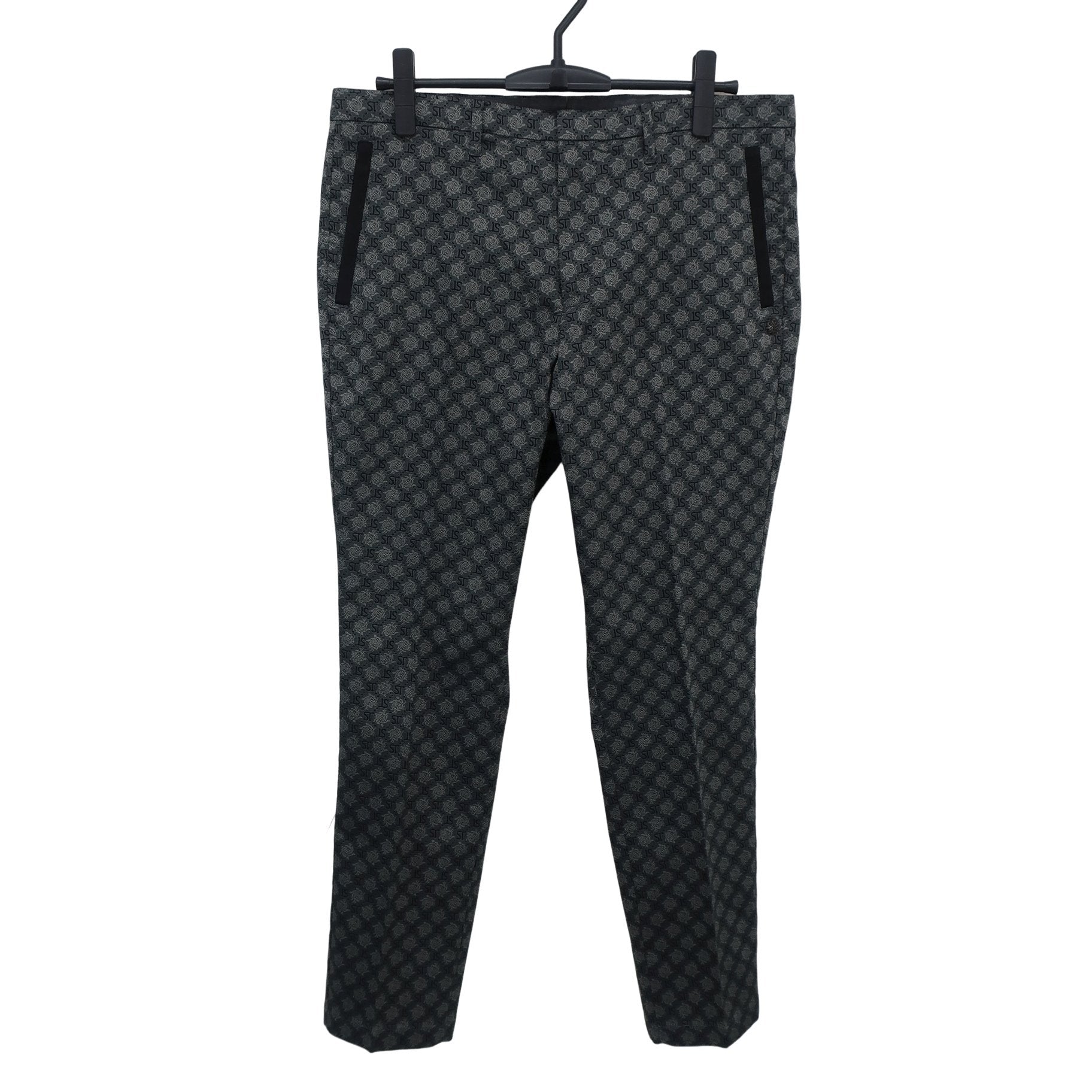 St ANDREWS1 パンツ 黒系総柄 メンズ LL 042-3231901 A