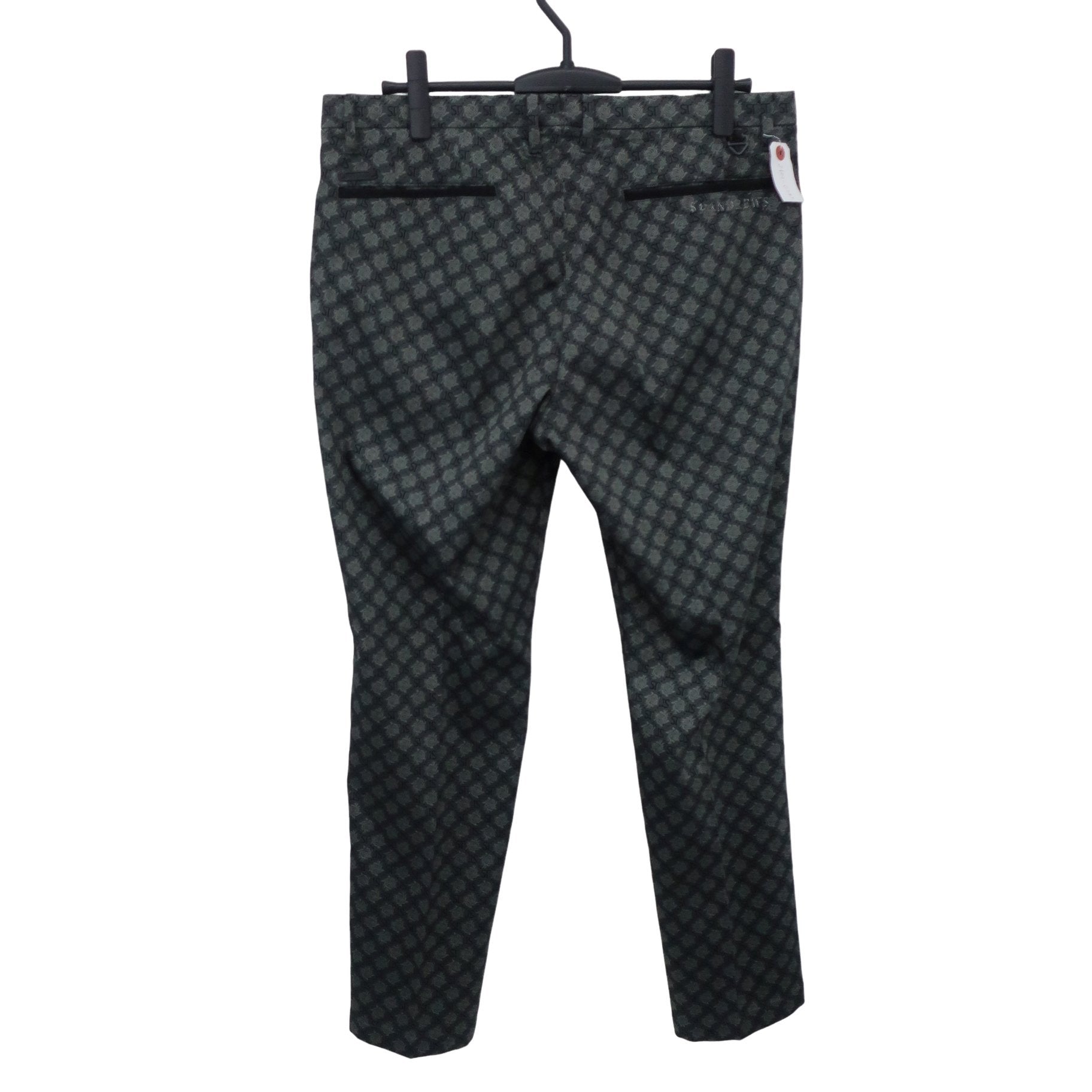 St ANDREWS1 パンツ 黒系総柄 メンズ LL 042-3231901 A