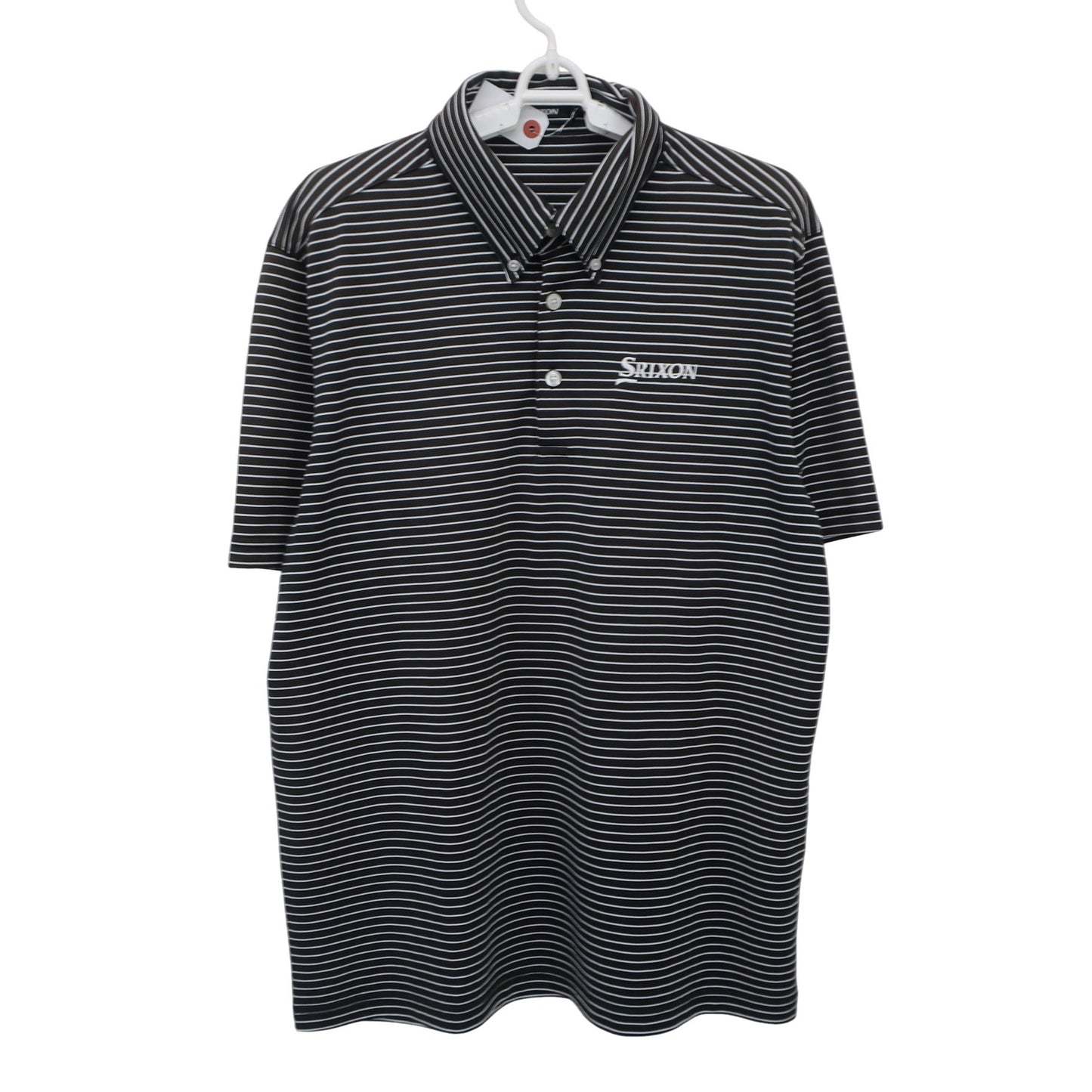 SRIXON(スリクソン) ポロシャツ 黒白ボーダー メンズ L A