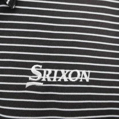 SRIXON(スリクソン) ポロシャツ 黒白ボーダー メンズ L A