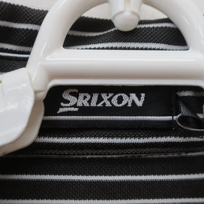 SRIXON(スリクソン) ポロシャツ 黒白ボーダー メンズ L A