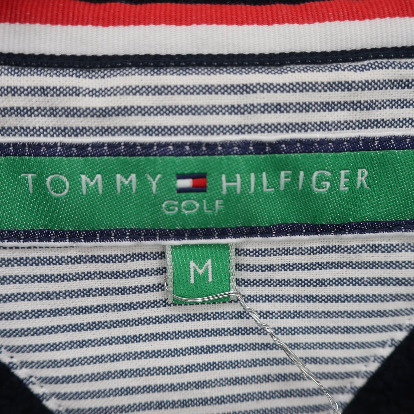 TOMMY HILFIGER GOLF(トミーヒルフィガーゴルフ) ボアカーディガン グレーネイビー レディース M A