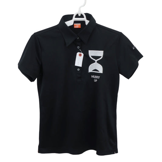 PUMA GOLF(プーマゴルフ) ポロシャツ 黒 レディース M A