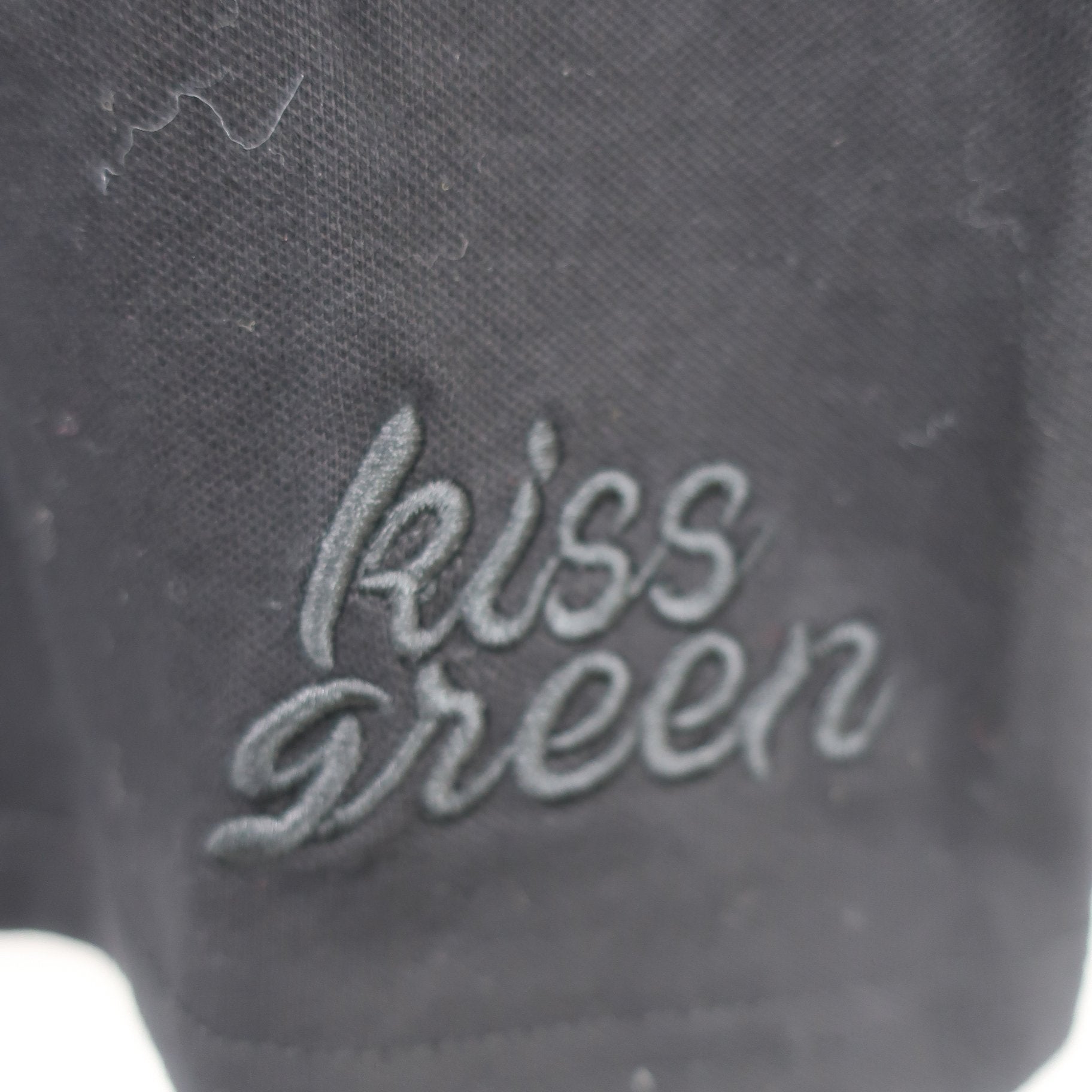KISS ON THE GREEN(キスオンザグリーン) ポロシャツ 黒 レディース 2 A
