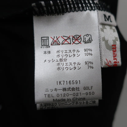 marie claire sport(マリ・クレール・スポーツ) アンダーシャツ 黒白ドット柄 レディース M A