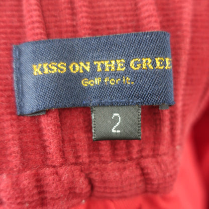 KISS ON THE GREEN1 ショートパンツ 赤 レディース 2 A
