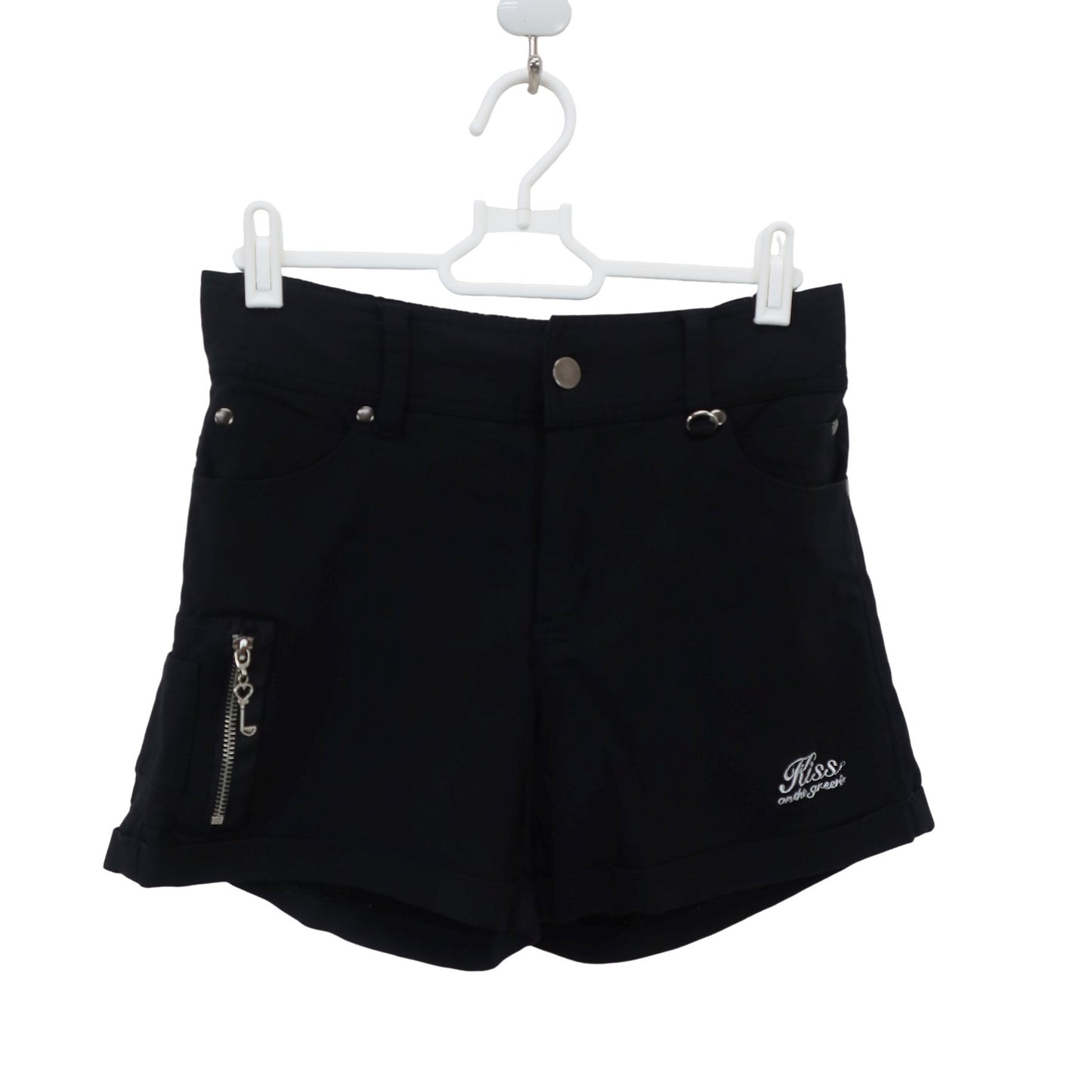 KISS ON THE GREEN1 ショートパンツ 黒 レディース 2 A