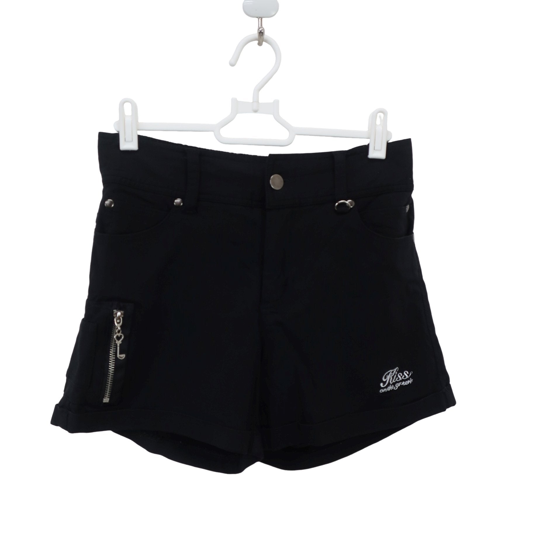 KISS ON THE GREEN1 ショートパンツ 黒 レディース 2 A