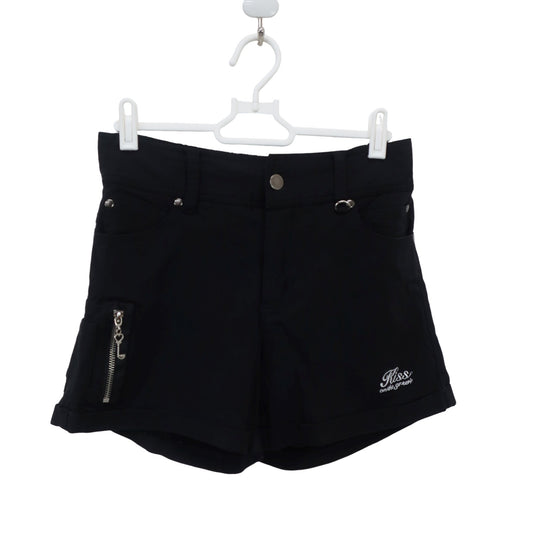 KISS ON THE GREEN1 ショートパンツ 黒 レディース 2 A