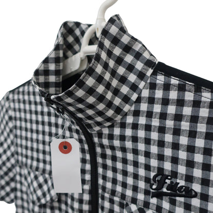 FILA GOLF(フィラゴルフ) ワンピース 白黒チェック レディース M A