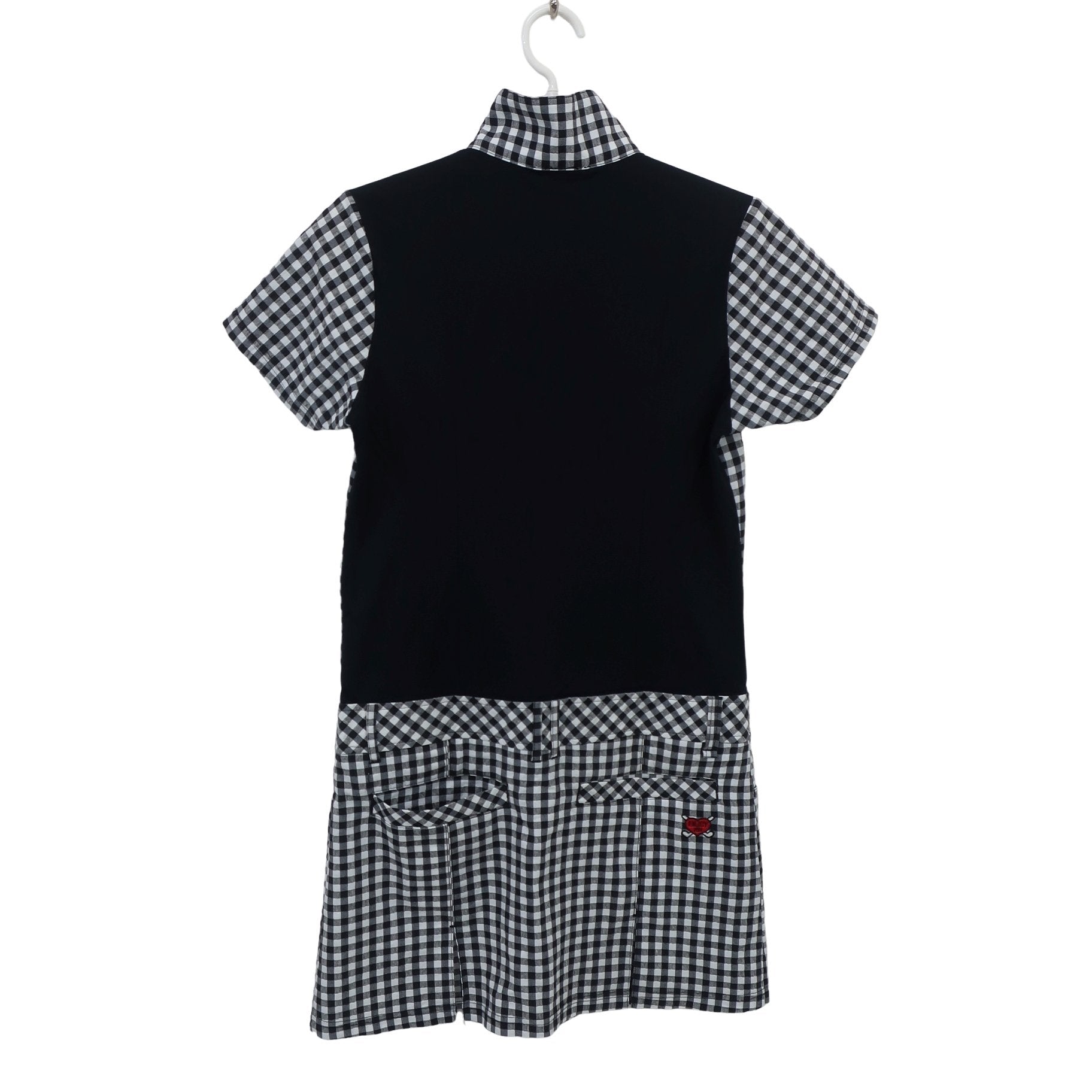 FILA GOLF(フィラゴルフ) ワンピース 白黒チェック レディース M A