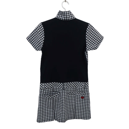 FILA GOLF(フィラゴルフ) ワンピース 白黒チェック レディース M A