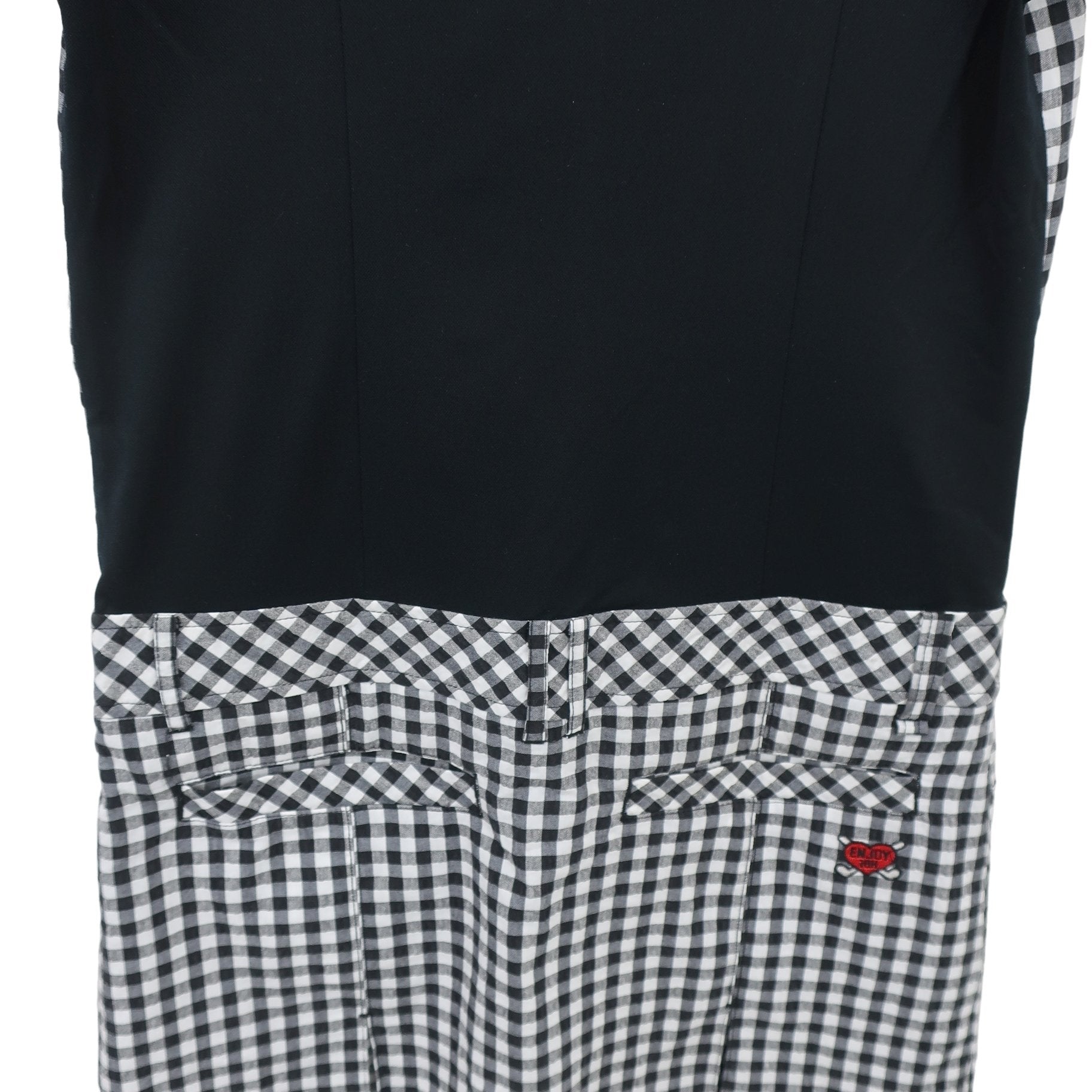 FILA GOLF(フィラゴルフ) ワンピース 白黒チェック レディース M A