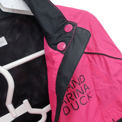 MANDARINA DUCK(マンダリナダック) レインウェア上下セット ピンク黒 レディース M A