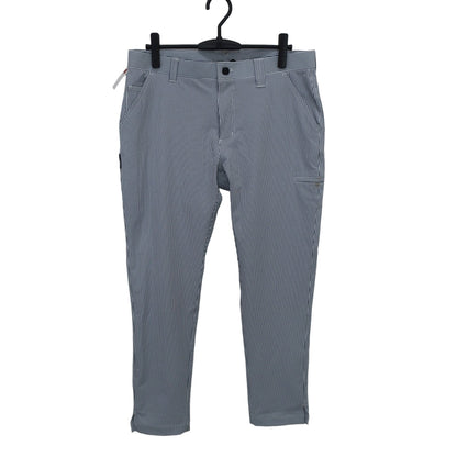GDO ORIGINAL1 パンツ 白グレーストライプ メンズ 5 A