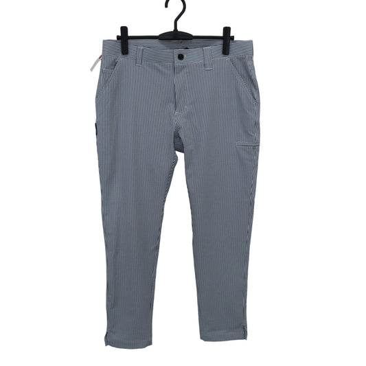 GDO ORIGINAL1 パンツ 白グレーストライプ メンズ 5 A