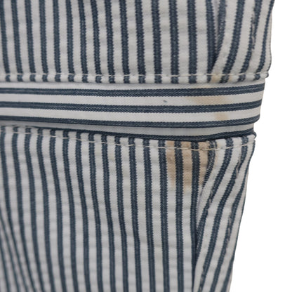 GDO ORIGINAL1 パンツ 白グレーストライプ メンズ 5 A