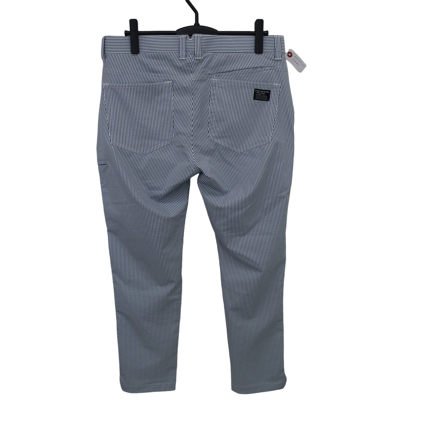 GDO ORIGINAL1 パンツ 白グレーストライプ メンズ 5 A