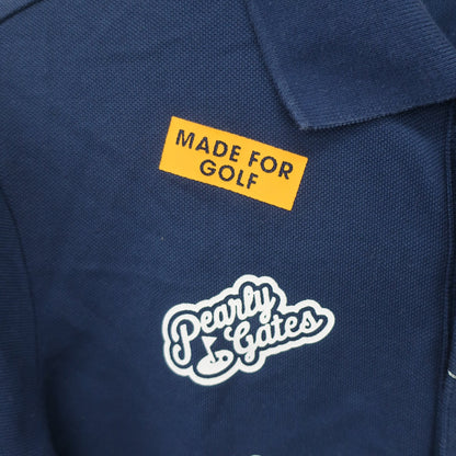 PEARLY GATES(パーリーゲイツ) ポロシャツ ネイビー メンズ 4 053-0260619 A