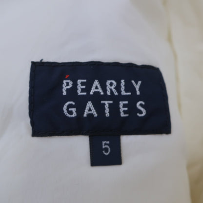 PEARLY GATES1 ナイロンパンツ 白 メンズ 5 053-0131105 B