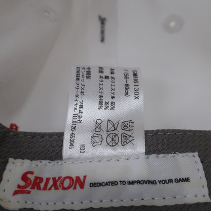 SRIXON(スリクソン) キャップ 白 メンズ フリーサイズ A
