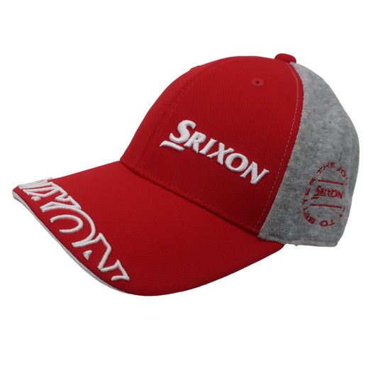 SRIXON(スリクソン) キャップ 赤グレー メンズ フリーサイズ A
