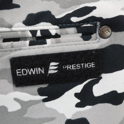 EDWIN GOLF1 ハーフパンツ 白黒グレーカモフラ柄 メンズ L B