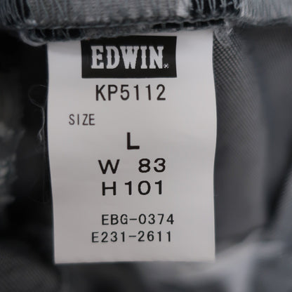 EDWIN GOLF1 ハーフパンツ 白黒グレーカモフラ柄 メンズ L B