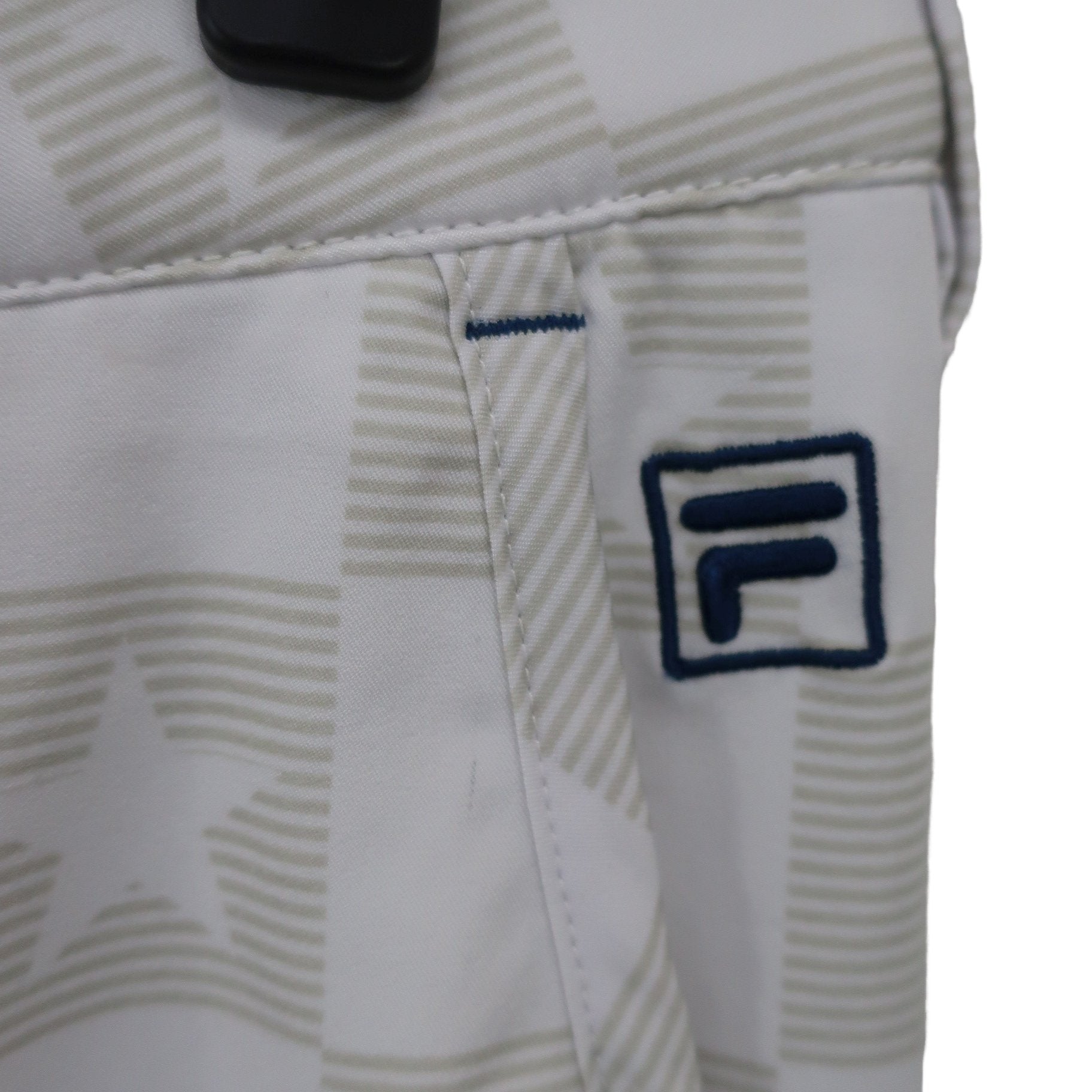 FILA GOLF1 クロップドパンツ 白グレー メンズ L A