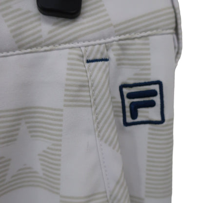 FILA GOLF1 クロップドパンツ 白グレー メンズ L A