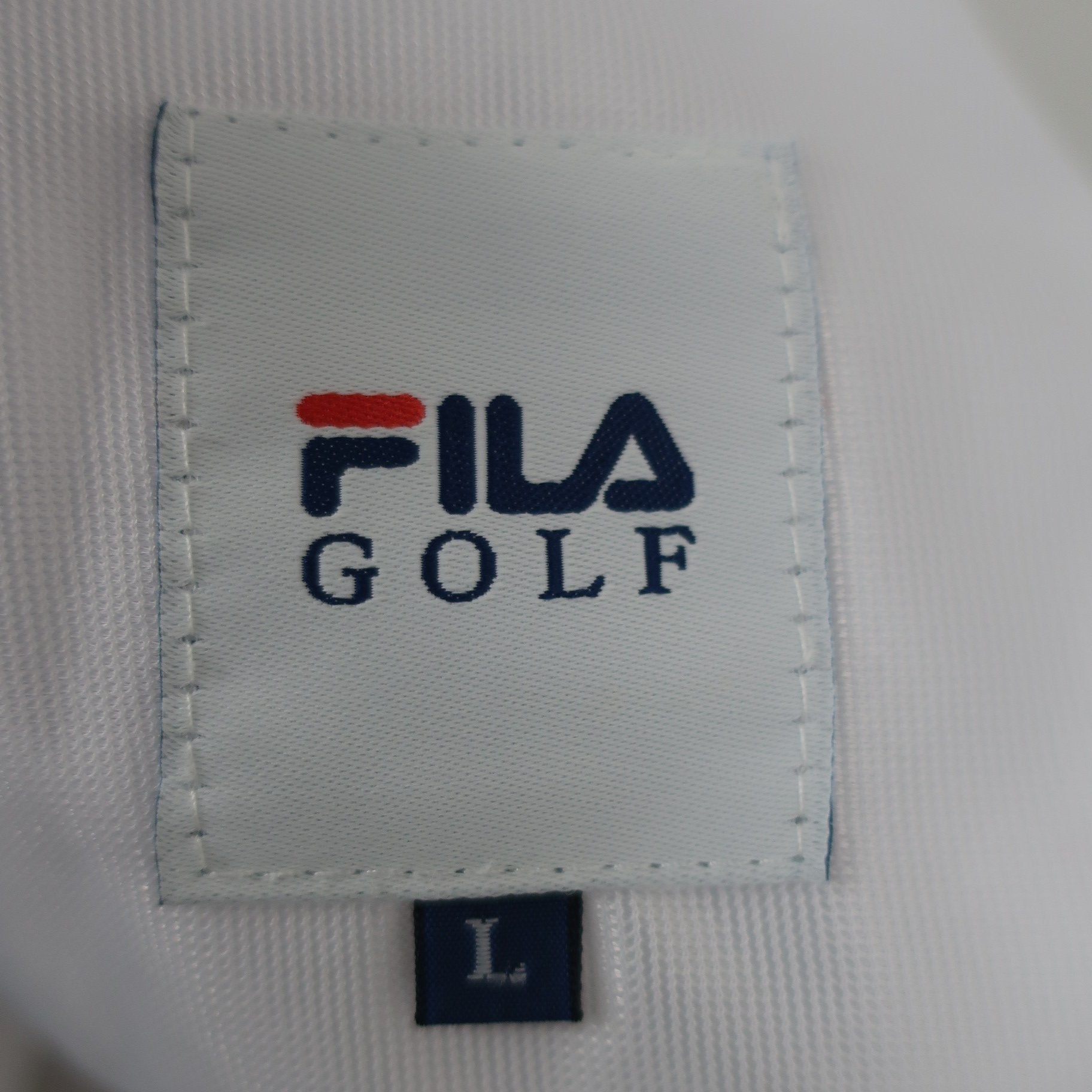 FILA GOLF1 クロップドパンツ 白グレー メンズ L A