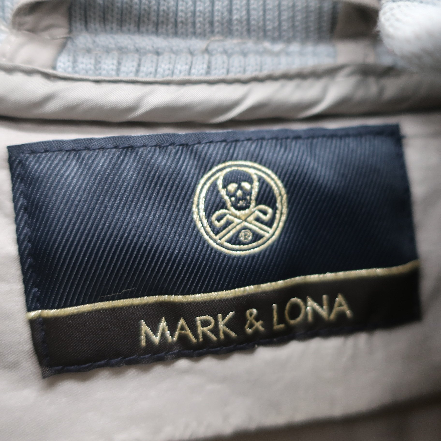 MARK&LONA(マークアンドロナ) ダウンジャケット ベージュ メンズ 50 MLM-1D-AD06 A