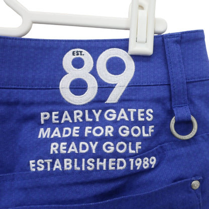 PEARLY GATES1 ショートパンツ 青紫 レディース 1 055-3232702 A