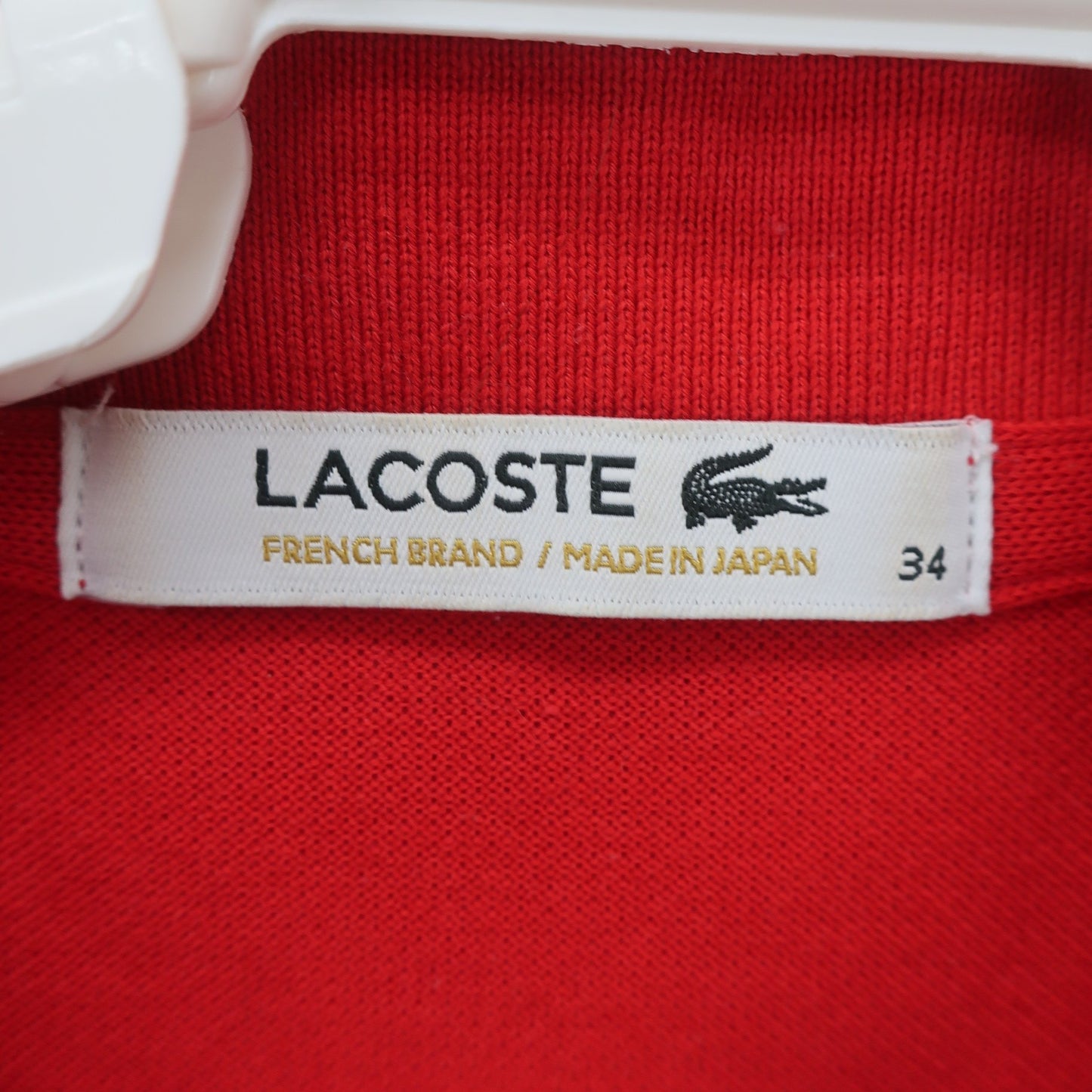 LACOSTE(ラコステ) ワンピース 赤 レディース 34 A