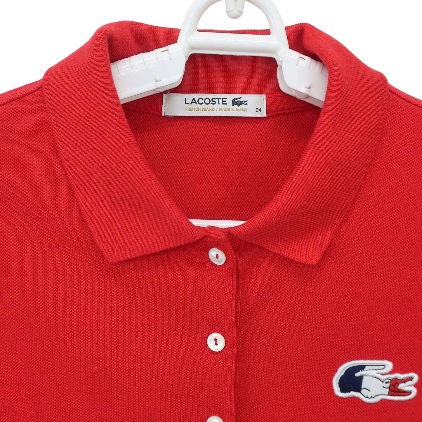 LACOSTE(ラコステ) ワンピース 赤 レディース 34 A