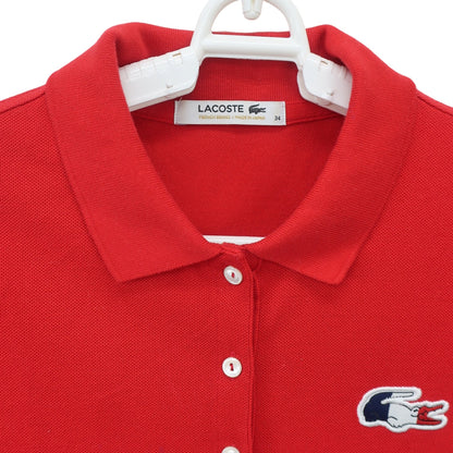 LACOSTE(ラコステ) ワンピース 赤 レディース 34 A