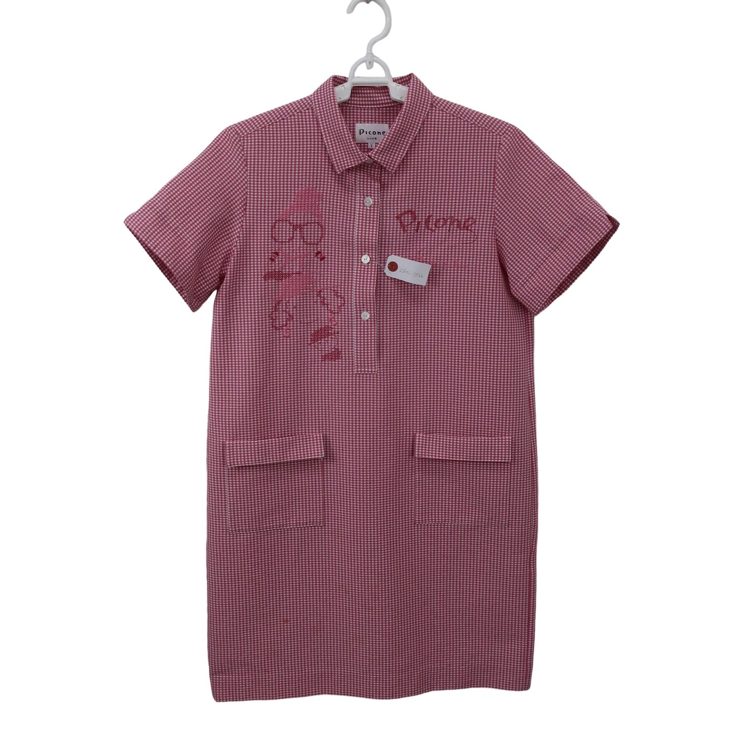 PICONE CLUB(ピコネクラブ) シャツワンピース ピンクチェック レディース 1 A