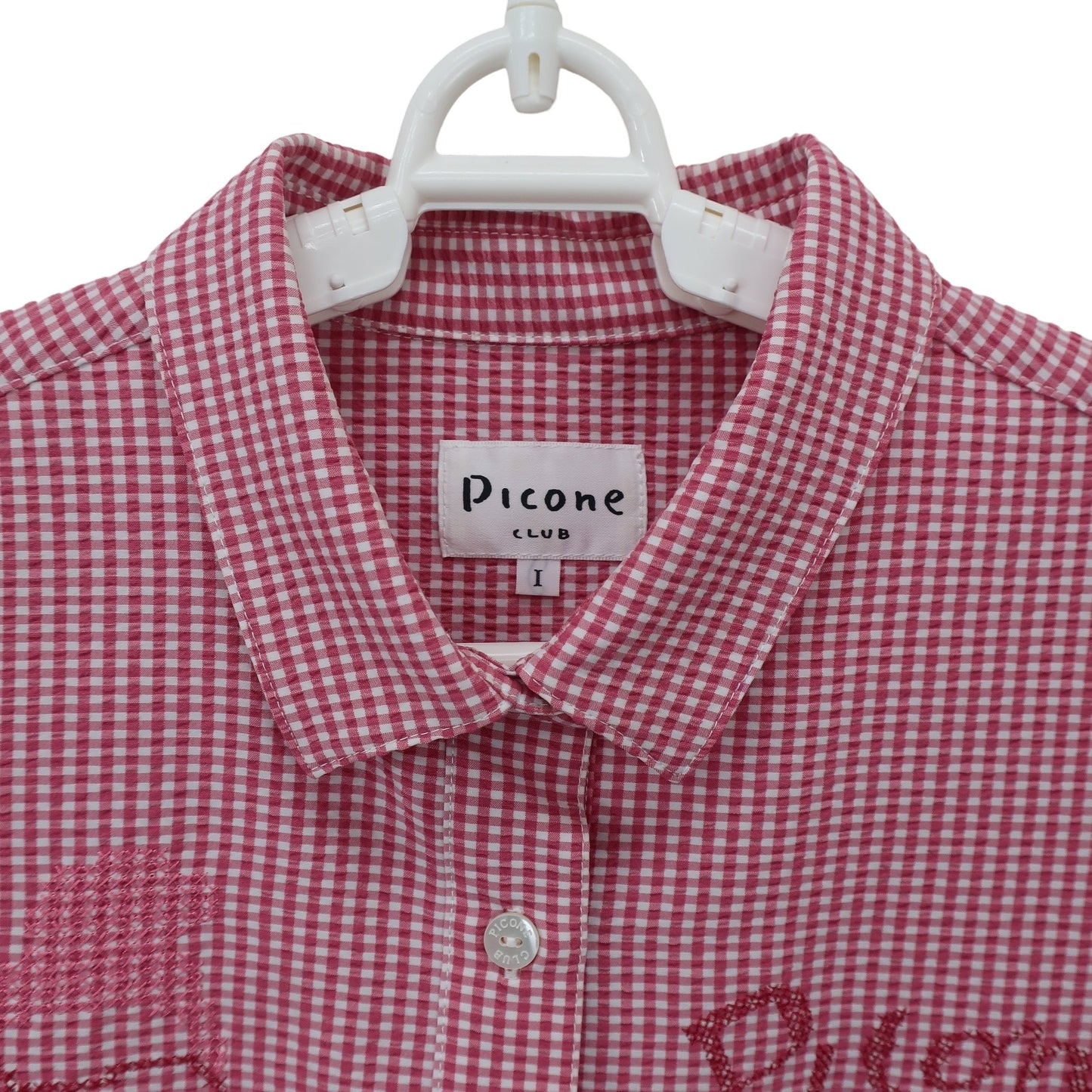 PICONE CLUB(ピコネクラブ) シャツワンピース ピンクチェック レディース 1 A