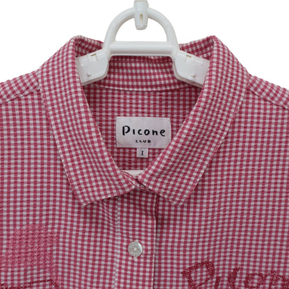 PICONE CLUB(ピコネクラブ) シャツワンピース ピンクチェック レディース 1 A