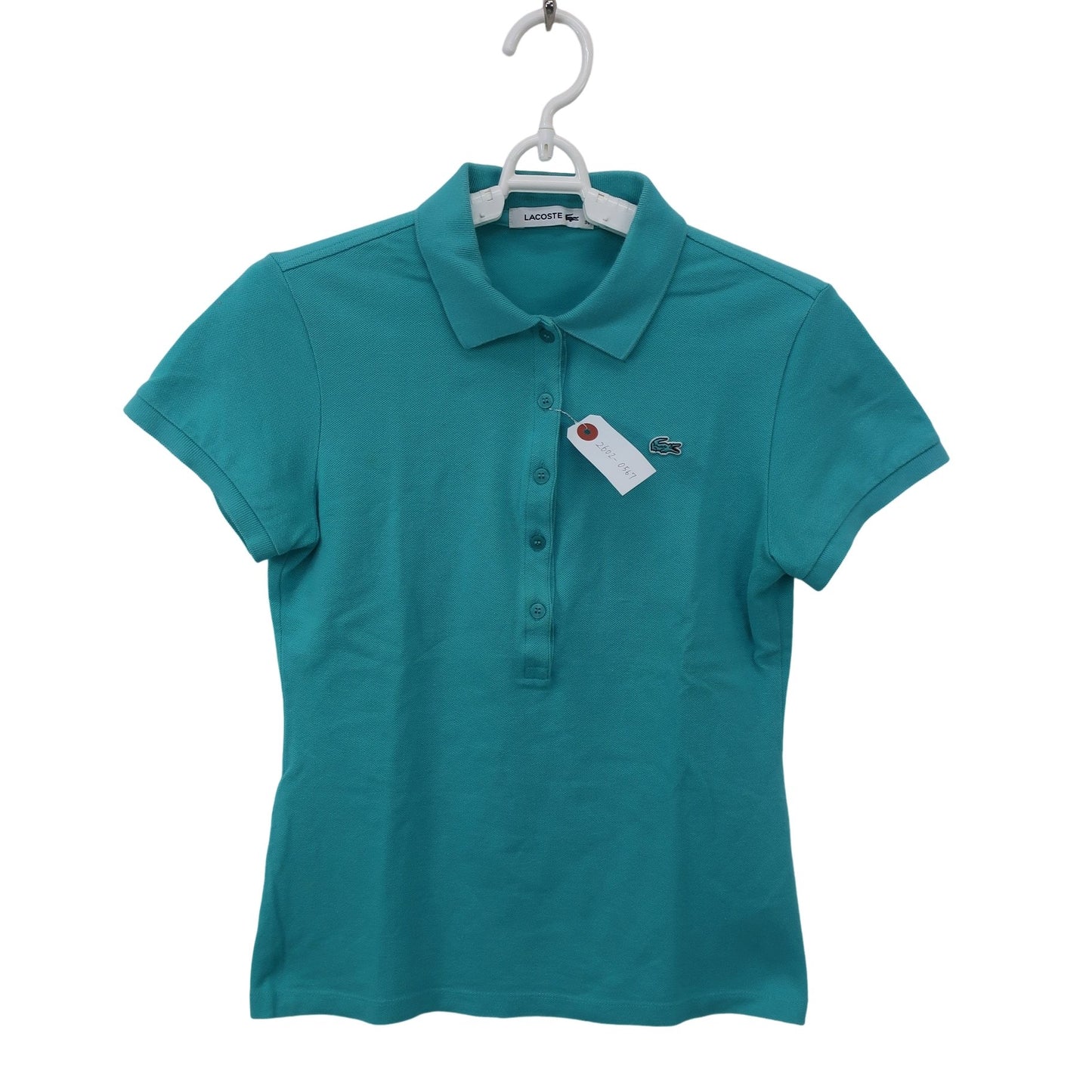 LACOSTE(ラコステ) ポロシャツ エメラルドグリーン レディース 36 B